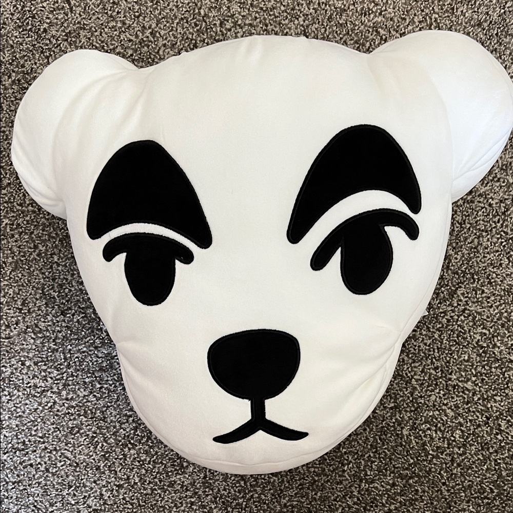 BNWT Nintendo Animal Crossing KK Slider Club Mocchi Mocchi Face Pillow